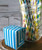 2" Mini Stripe Pet Take-out Gift Favor Boxes, Pack of 12 (Blue)