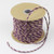 2.5mm x 50 Yards Decorative Two Tone Burlap Jute Rope Twine (Purple)