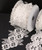 3" x 5 Yards Floral Lace Crochet Ribbon (Ivory)
