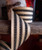 AK-Trading 1.5" inches x 10 Yards Black Striped Faux Burlap Ribbon for Decoration, Gift Wrapping & Crafting (Black Stripe)