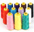 4-Pack All Purpose Sewing Thread Cones - High Tensile Polyester Spools (6000 Yards Each) - WHITE