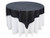AK-Trading 72"x72" Grand Duchess Beaded Sequin Table Cover or Overlay (Black)