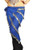 AK-Trading Belly Dancing Jingling 5 Tier Triangular Teardrop Chiffon Hip Scarf With Silver Coins Royal Blue