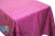 AK-Trading FUSCHIA Sequin Rectangular Tablecloth, Rain Drops Sequin Taffeta Fabric Sequin Table Cover- FUSCHIA