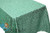 AK-Trading MINT GREEN Sequin Rectangular Tablecloth, Rain Drops Sequin Taffeta Fabric Sequin Table Cover- MINT GREEN