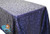 AK-Trading ROYAL BLUE Sequin Rectangular Tablecloth, Rain Drops Sequin Taffeta Fabric Sequin Table Cover- ROYAL BLUE