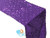 AK-Trading Sequin Runner, 12x108 Inch Rain Drops Sequin Taffeta Fabric Sequin Runner (Purple)