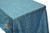 AK-Trading TURQUOISE Sequin Rectangular Tablecloth, Rain Drops Sequin Taffeta Fabric Sequin Table Cover- TURQUOISE
