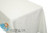 AK-Trading WHITE Sequin Rectangular Tablecloth, Rain Drops Sequin Taffeta Fabric Sequin Table Cover- WHITE