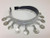 BELLY DANCE HEAD WEAR SEQUIN HEAD BAND WITH SILVER COINS