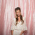 BLUSH PINK Sequin Taffeta Fabric Photography Backdrop, Sequin Photo Booth Backdrop, Sequin Drape - MADE IN USA - Select from 3 Sizes. (9ft x 10ft)