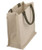 Eco friendly Juco Jute / Cotton Mix Burlap Natural Large Grocery Shopping Tote Holidays Bags