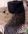 JUTE BURLAP RIBBON - BLACK 2.5 INCH X 10 YARDS