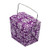 Mini Damask Print Pet Take-out Gift Favor Boxes, Pack of 12 (2.75" x 2" x 2.5", Purple/White)