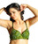 Sequin Beaded Belly Dancing Costume Top Bra - GREEN