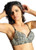 Sequin Beaded Belly Dancing Costume Top Bra - SILVER