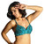 Sequin Beaded Belly Dancing Costume Top Bra - TURQUOISE