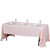 Blush Pink 100% Polyester Rectangular Tablecloth 60 x 102"