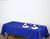Royal Blue 100% Polyester Rectangular Tablecloth 60 x 102"