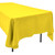 Polyester Rectangular Tablecloth - 60" x 126" - Yellow
