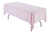 Pink & White Checker 100% Polyester Rectangular Tablecloth 60" x 126"