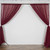 Burgundy - 120" Wide (10Ft Wide) Sheer Voile Drape Panels - Select from 6ft to 50ft Length