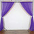 Purple - 120" Wide (10Ft Wide) Sheer Voile Drape Panels - Select from 6ft to 50ft Length