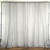 Silver -  120" Wide (10Ft Wide) Sheer Voile Drape Panels - Select from 6ft to 50ft Length