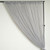 Silver -  120" Wide (10Ft Wide) Sheer Voile Drape Panels - Select from 6ft to 50ft Length
