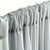 Silver -  120" Wide (10Ft Wide) Sheer Voile Drape Panels - Select from 6ft to 50ft Length