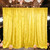 Yellow - Lush Panne Velvet Backdrop Drapes Curtains Panels with Rod Pockets