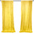 Yellow - Lush Panne Velvet Backdrop Drapes Curtains Panels with Rod Pockets