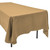 Polyester Rectangular Tablecloth - 60" x 126" - Beige