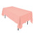 Blush Pink Polyester Tablecloth