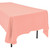 Polyester Rectangular Tablecloth - 60" x 126" - Blush Pink