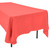 Polyester Rectangular Tablecloth - 60" x 126" - Coral