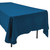 Polyester Rectangular Tablecloth - 60" x 126" - Dark Teal