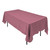 Polyester Rectangular Tablecloth - 60" x 126" - Dusty Rose