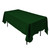 Polyester Rectangular Tablecloth - 60" x 126" - Dark Green