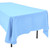 Polyester Rectangular Tablecloth - 60" x 126" - Light Blue