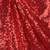  Mini Disc Glitz Sequin Nylon Mesh Fabric - Red