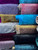 Rain Drop Sequin Taffeta Fabric - Silver