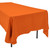 Polyester Rectangular Tablecloth - 60" x 126" - Orange