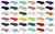  Polyester Rectangular Tablecloth - 60" x 126" - Peach