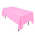 Polyester Rectangular Tablecloth - 60" x 126" - Pink