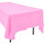 Polyester Rectangular Tablecloth - 60" x 126" - Pink