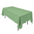 Polyester Rectangular Tablecloth - 60" x 126" - Sage Green