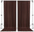 Brown - IFR Polyester Backdrop Drapes Curtains Panels with Rod Pockets