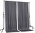 Charcoal - IFR Polyester Backdrop Drapes Curtains Panels with Rod Pockets