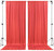 Coral - IFR Polyester Backdrop Drapes Curtains Panels with Rod Pockets